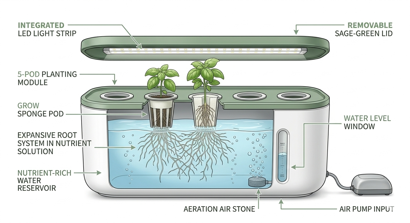 Happy Pod internal cross-section